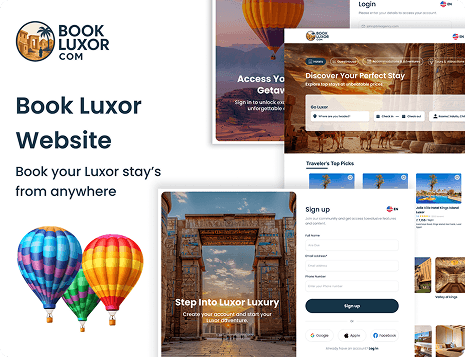 Booking Luxor Website